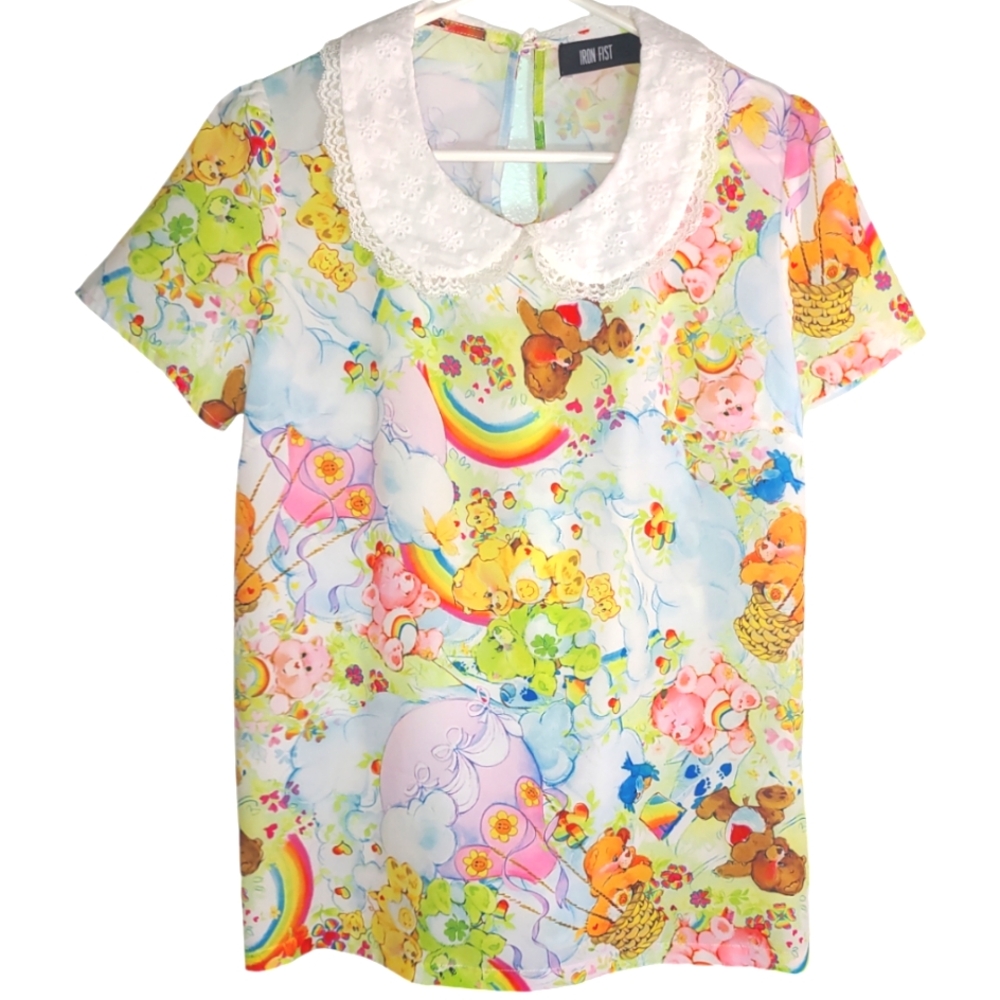 Iron Fist X Care Bears Spring Fling Girly Top Size Medium